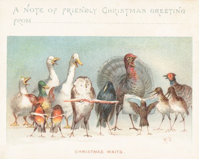 クリスマスウェイト、クリスマスカード 作： English School