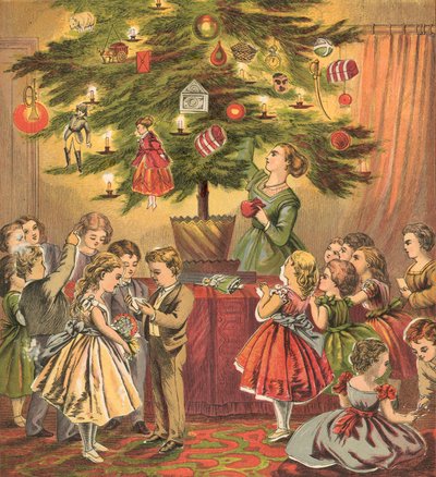 クリスマスツリーとクリスマスプレゼント 作： English School