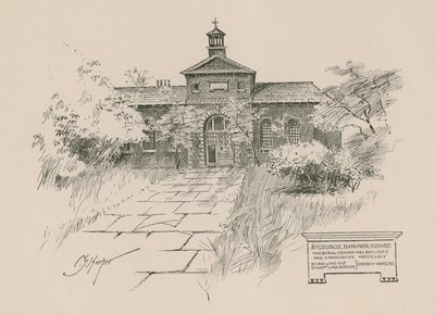 ハノーバー広場の聖ジョージ教会 作： English School