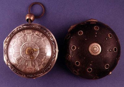 ロンドンのCabrierによるアラームとリピーター付きのコーチ・ウォッチ、1775年頃 作： English School