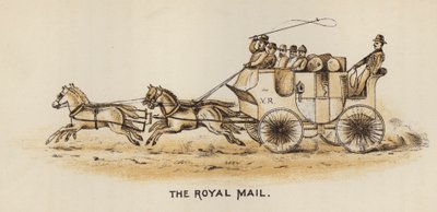 コーチとコーチング：The Royal Mail (litho) 作： English School
