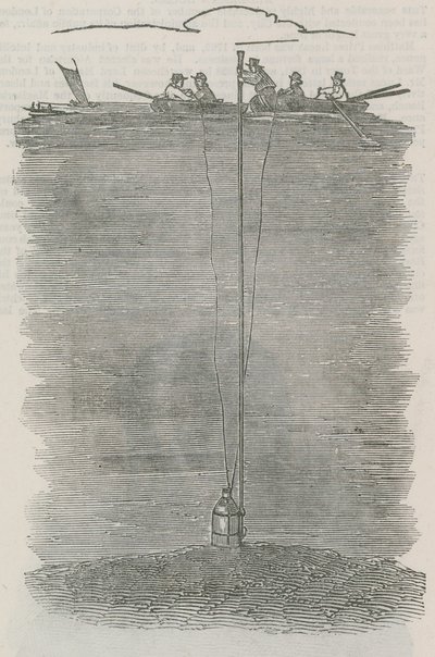川の深さを確認する保護者 作： English School
