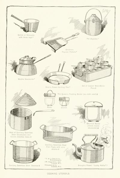 調理器具 作： English School