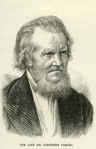 1873年10月25日、イラスト入りロンドンニュースのCornelius Varley（1781-1873） 作： English School