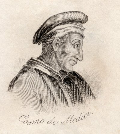 Cosimo de Medici、「Crabb&39;s Historical Dictionary」より1825年発行 作： English School
