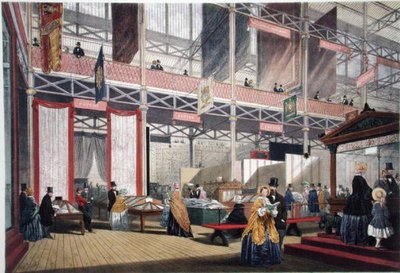 1851年の大展覧会のディキンソンズ総合写真の綿、1854年公開 作： English School