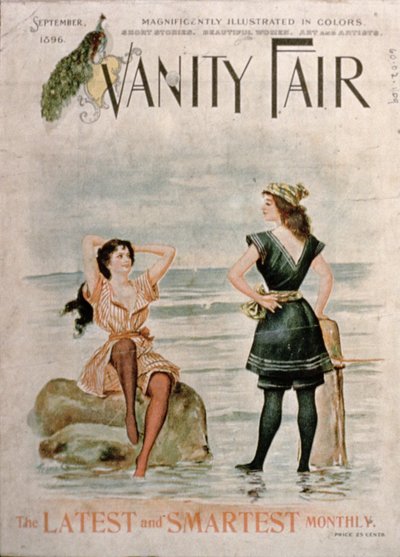 バニティフェアのカバー、1896年9月 作： English School