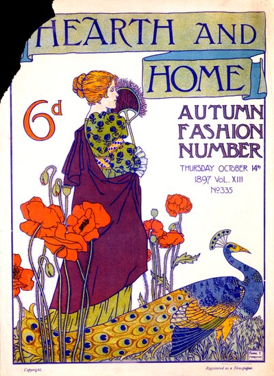 ハースとホーム誌の表紙、1897年10月14日 作： English School