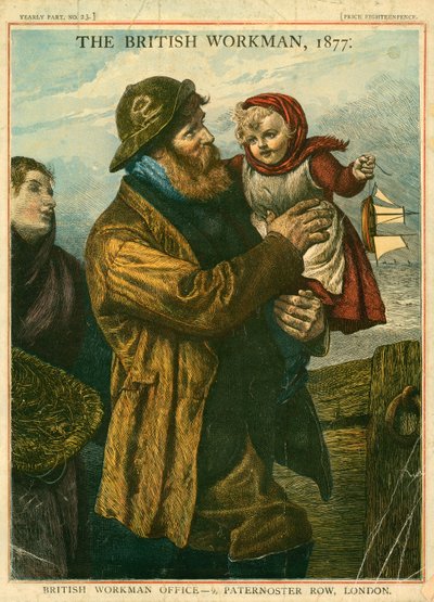 イギリスの労働者の表紙、1877 作： English School