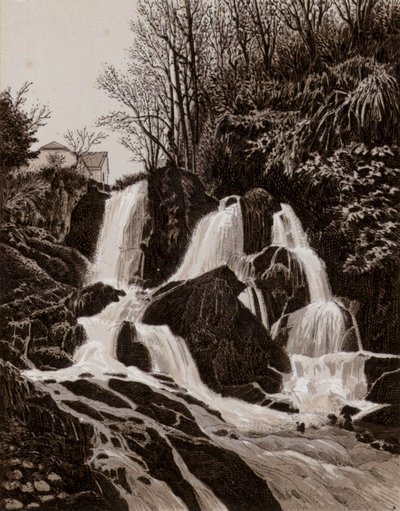 Crawfordsburn Falls (litho) 作： English School
