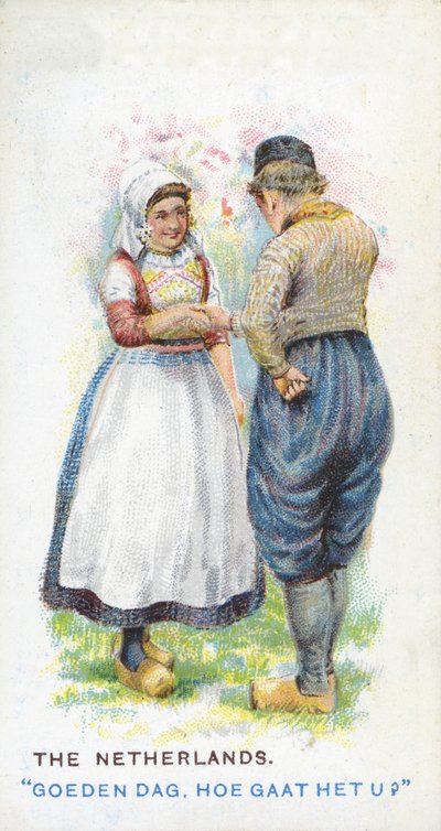 オランダの慣習的な挨拶、1907 作： English School