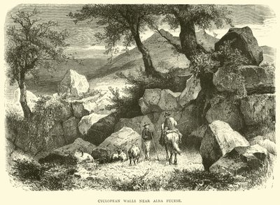 Alba Fucese近くのCyclopean Walls 作： English School