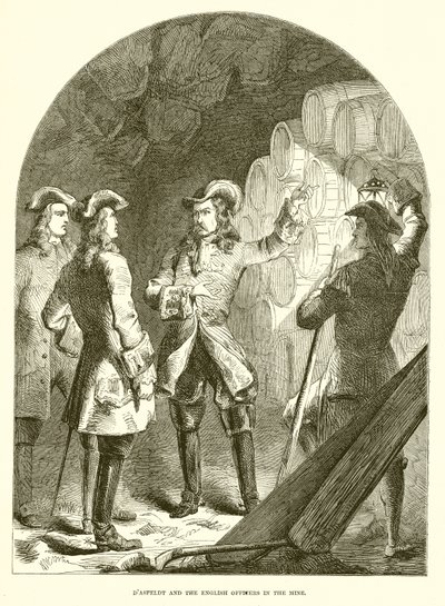 DAズフェルトと鉱山のイギリス軍将校 作： English School