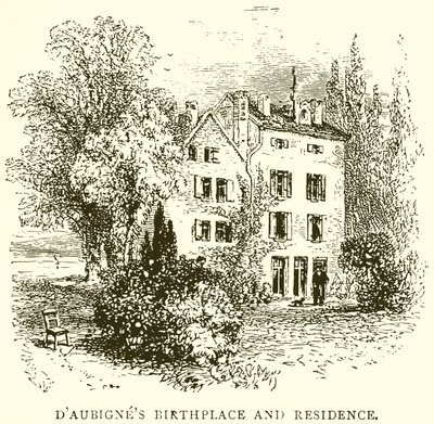 DAubignesの出生地と居住地 作： English School