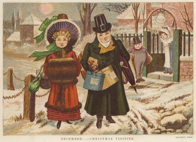 12月：クリスマス訪問（カラーリソ） 作： English School