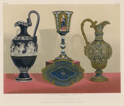 アルダーマンコープランドMPストークアポントレントとロンドンによる装飾磁器 作： English School
