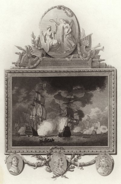 1665年6月3日、オランダ艦隊の敗北 作： English School