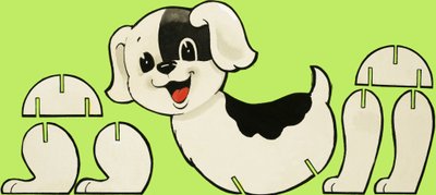 犬のカットアウト 作： English School