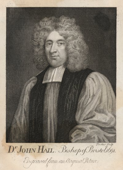 ジョンヘイル博士、1691年ブリストル司教 作： English School