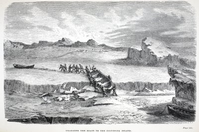 ボートをイルイドレック島、パブにドラッグします。ロンドン1886 作： English School