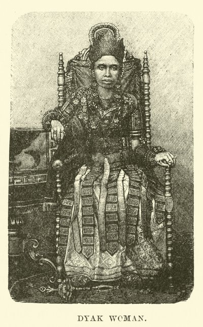 Dyak Woman 作： English School
