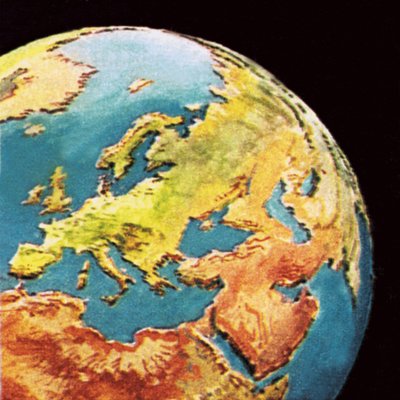 1965年に宇宙から想像された地球 作： English School
