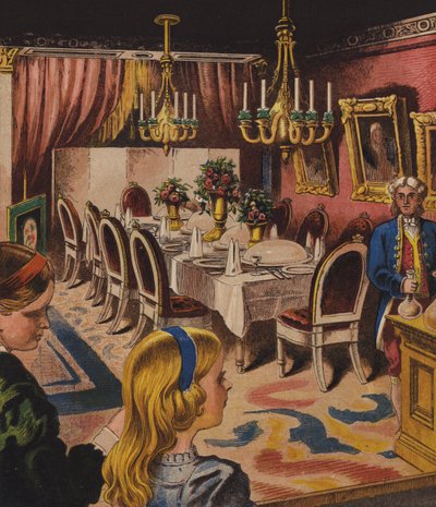 Edith and Millys Housekeeping（カラーリトグラフ 作： English School
