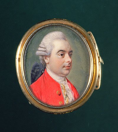 エドワードギボン、1790年頃（ヴェラムのトイレ） 作： English School
