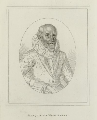 エドワード・サマセット（ウスター侯爵）（彫刻）／Edward Somerset, Marquis of Worcester 作： English School