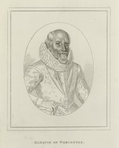 エドワード・サマセット（ウスター侯爵）（彫刻）／Edward Somerset, Marquis of Worcester 作： English School