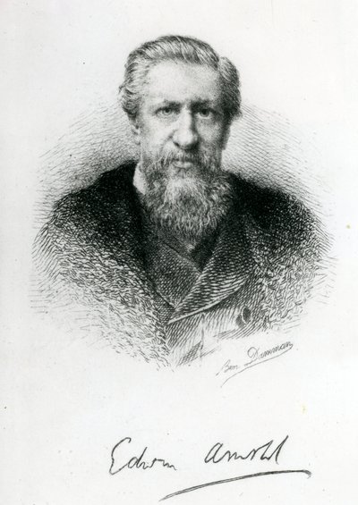 エドウィン・アーノルド（1832-1904）（彫刻 作： English School