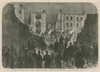 拘留所、クラーケンウェルでの爆発の影響 作： English School