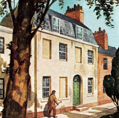1695年に最初に課されたウィンドウ税の影響 作： English School