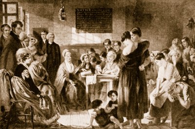 刑務所で聖書を読んでいるエリザベスフライ 作： English School