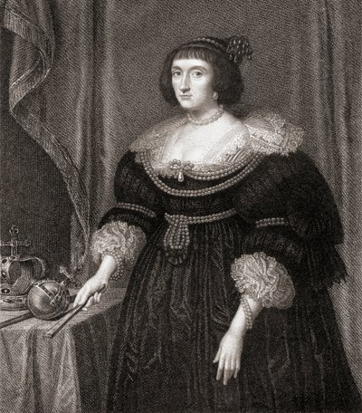 エリザベス、ボヘミアの女王（1596-1662）、ロッジブリティッシュポートレート、1823年 作： English School