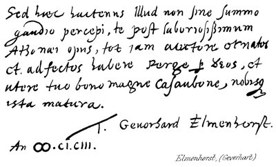 Elmenhorst、（Geverhart） 作： English School