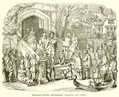 英語の国の紳士がニュースを読む 作： English School