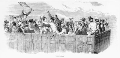 エプソンレース 1847年The Railway - Third Class (e.g. engraving) 作： English School
