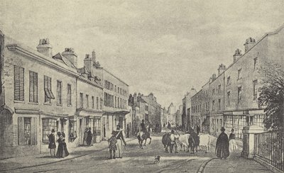 イートンハイストリート、1844年（グラビア） 作： English School