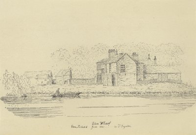 イートンワーフ、1821年（グラビア） 作： English School