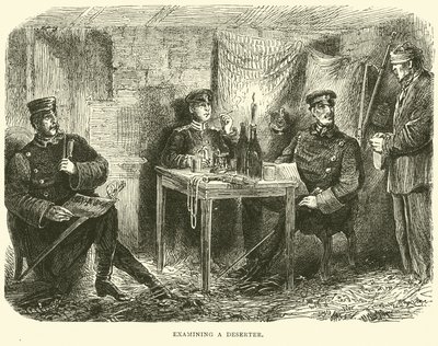 1871年2月、脱走兵を調べる 作： English School