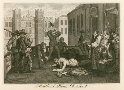 ホワイトホールでのチャールズ1世の死刑 作： English School