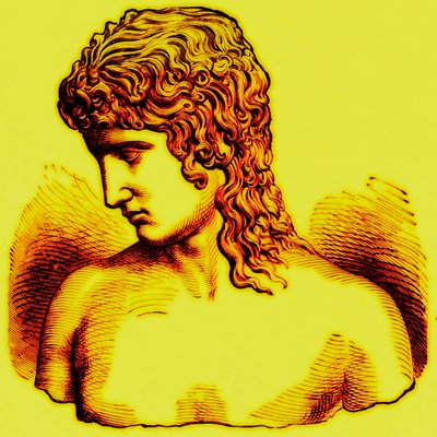 Extreme of Ethnic Divergence-Highest Type-I：Eros of Praxiteles、illustration from With the Worlds People by John Clark Ridpath、published 1912（digitally enhanced image） 作： English School
