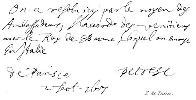 F de Peirese  作： English School