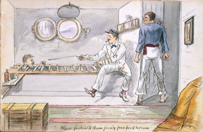 頭から王冠までしっかりと固定されています...」、c1880。 作： English School