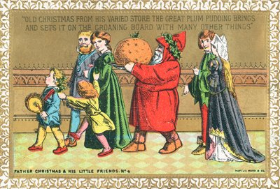父のクリスマスと彼の小さな友達第4、クリスマスカード 作： English School
