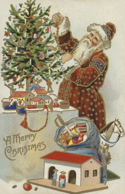 クリスマスツリーを飾る父のクリスマス 作： English School