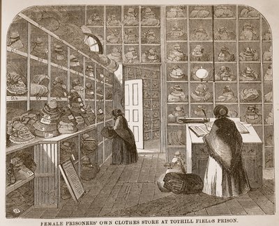 ロンドンの刑務所刑務所のイラスト、パブのヘンリーメイヒューとジョンビニーによる刑務所の生活のシーン。 1862 作： English School