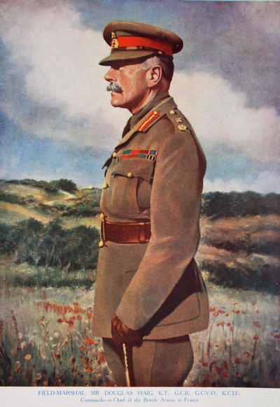 フィールド元帥ダグラスハイグ、1914-19 作： English School