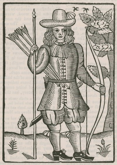 1676年の射撃のためのフィンズベリー射手チケット 作： English School